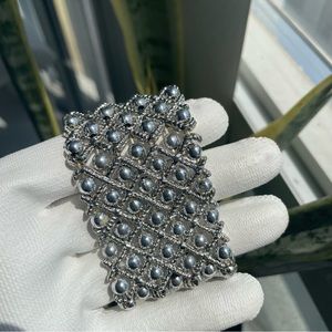 Vintage beaded cuff bracelet